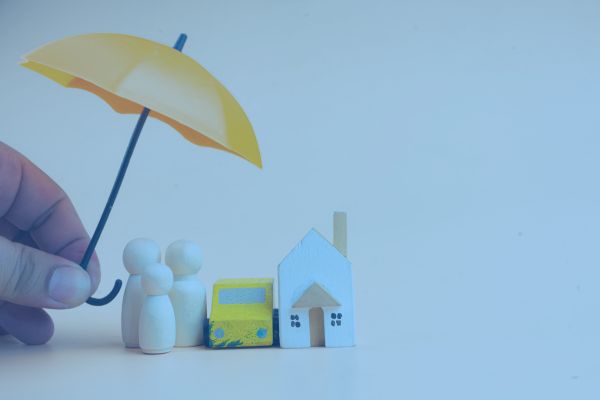 Representación de protección para una familia y su hogar